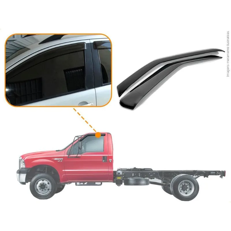 Calha De Chuva Ford F-4000 Todos F- 2 Portas