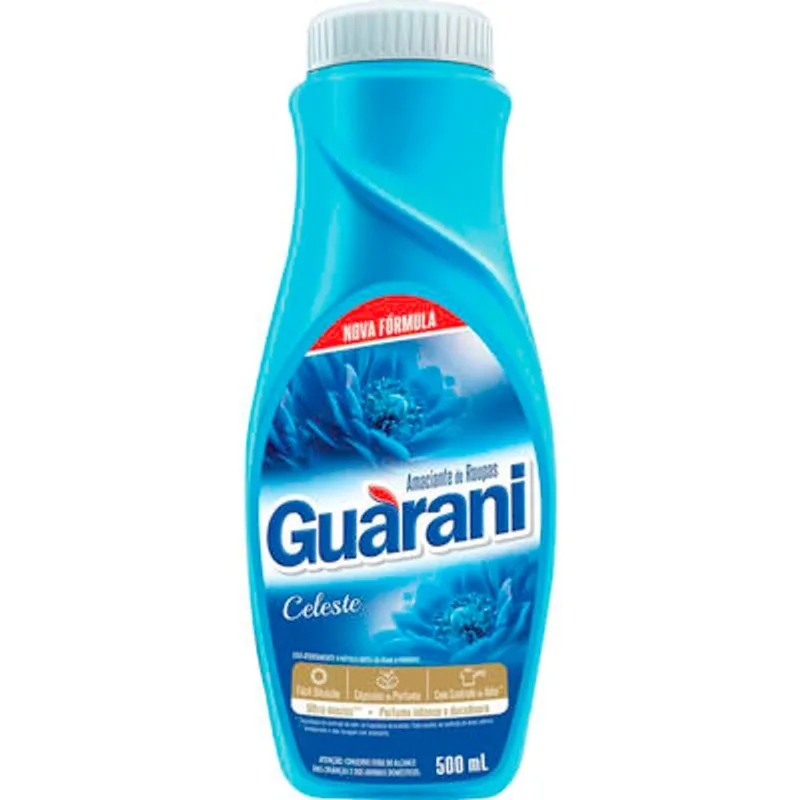 Amaciante para Roupas Guarani Celeste Azul 500ml