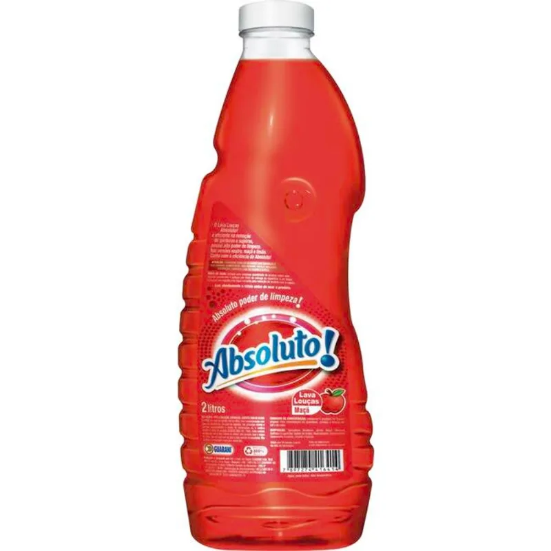 Detergente Líquido Absoluto Maçã 2L