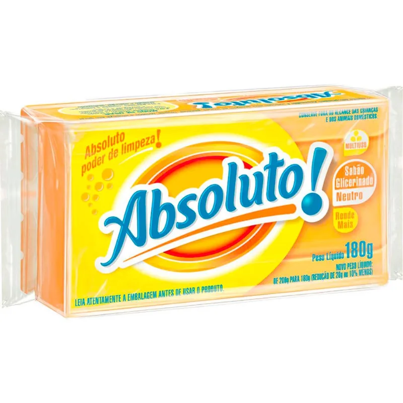 Sabão em Barra Absoluto Neutro 180g