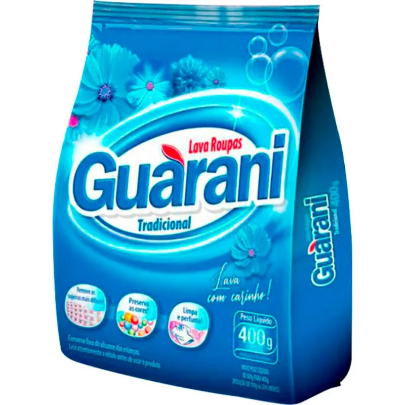 Lava Roupas em Pó Guarani Tradicional 400g