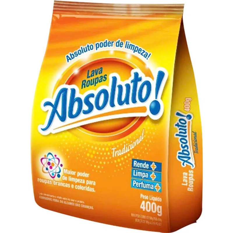 Lava Roupas em Pó Absoluto Tradicional 400g
