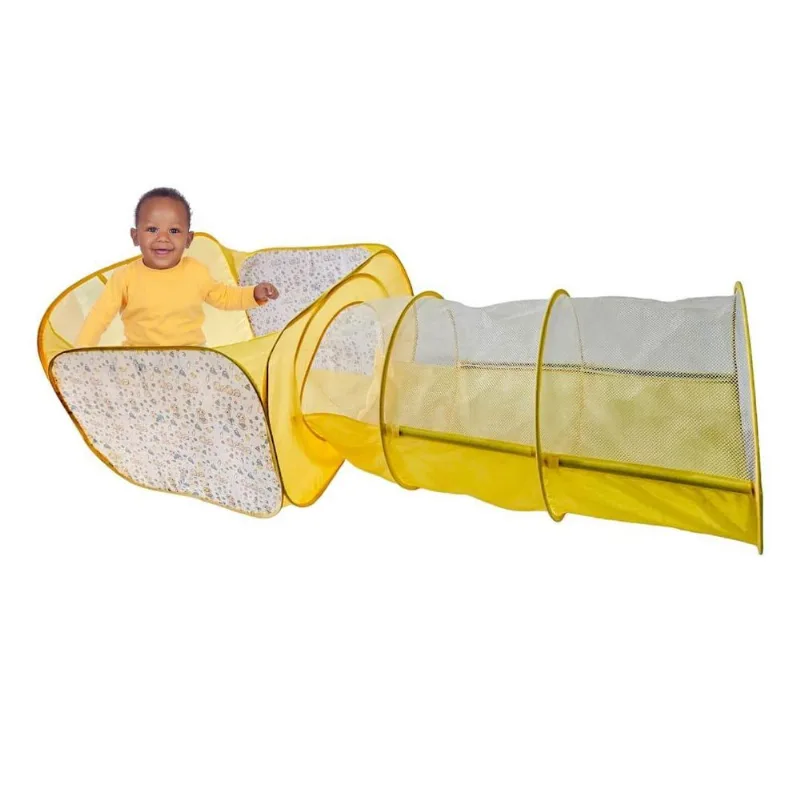 Piscina De Bolinhas Com Cesta De Basquete E Túnel - Poliéster