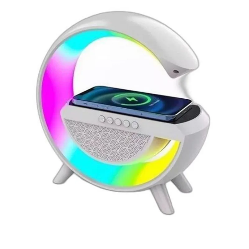 Luminária Conectividade Bluetooth Rgb G Speaker Indução