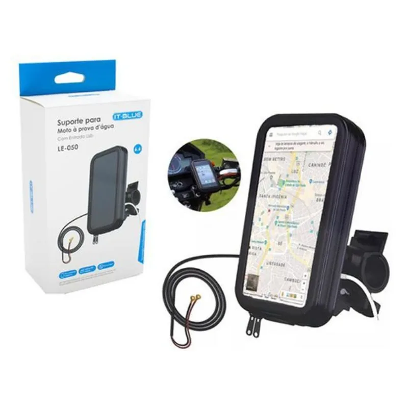 Suporte Gps Moto Case Prova D'água