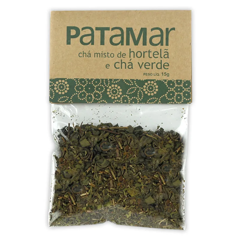Chá Patamar Hortelã e Chá Verde 15g