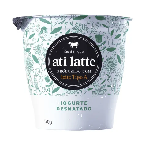 IOGURTE ATI LATTE 170GR DESNATADO - ATILATTE