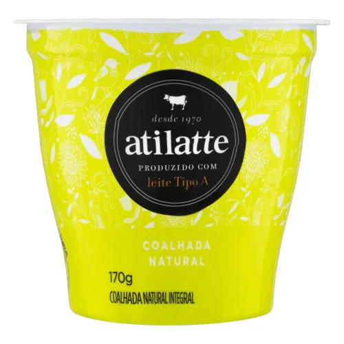 Coalhada Integral Natural Ati Latte - ATILATTE - Frios E Laticínios