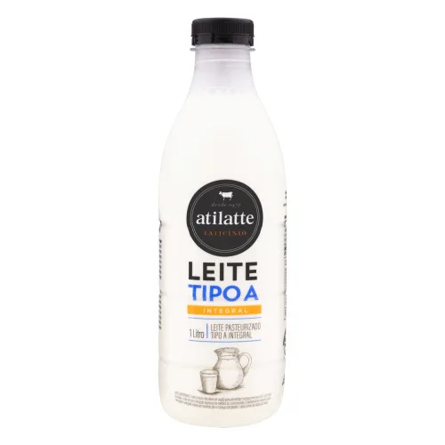 LEITE PASTEURIZADO TIPO A INTEGRAL ATILATTE GARRAFA 1L - ATILATTE