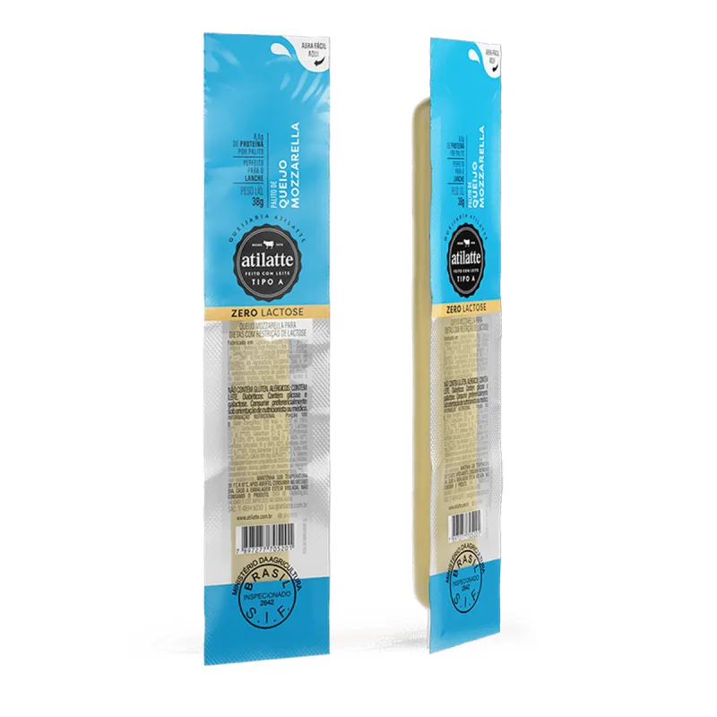 Palito de Queijo Mozzarela Atilatte Zero Lactose 304g - Atilatte - Padaria