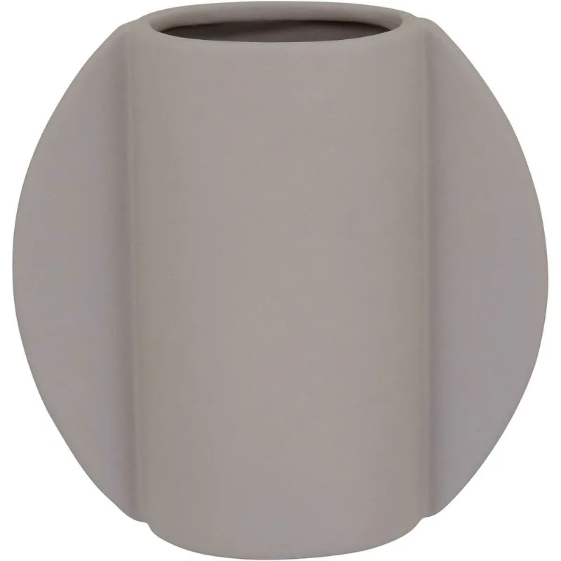 Vaso de Cerâmica 17x17x17 cm Bege