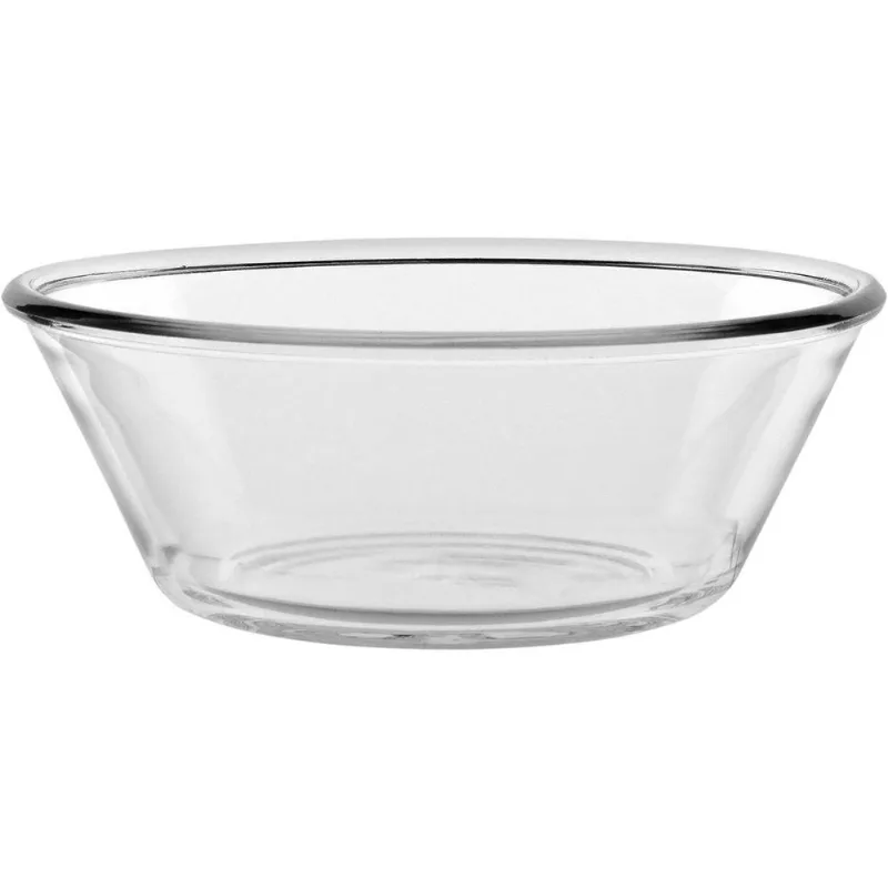 Saladeira Bowl Home&co Vidro 1,25l 7x20x20cm Transparente