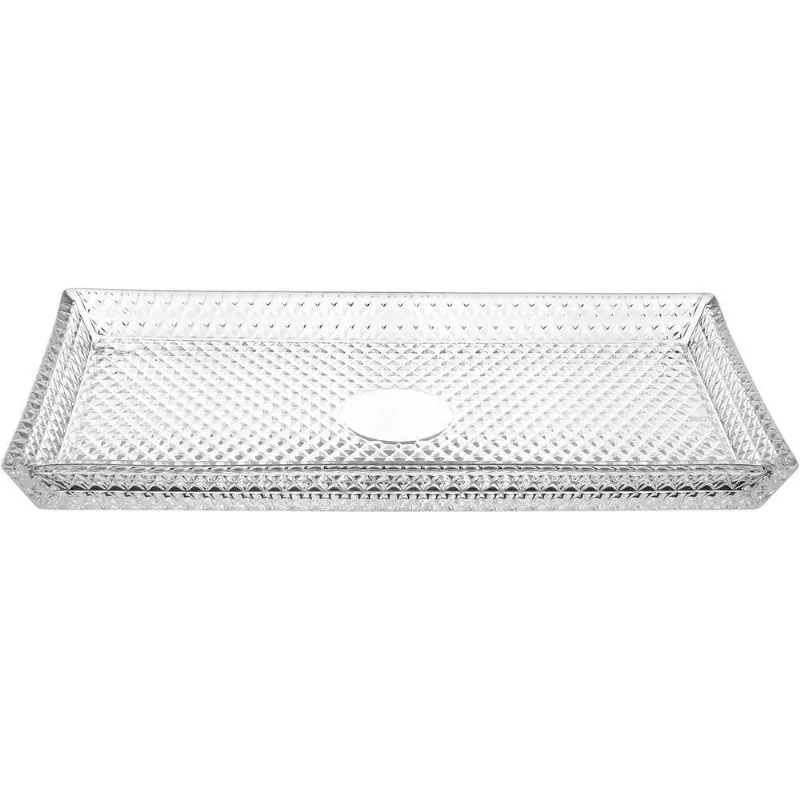 Prato Para Servir Retangular Home&co Vidro 3x33x18cm Transparente
