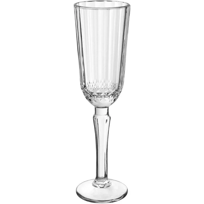 Jogo 6 Taças Champanhe Home&co Eco Crystal 200ml 20x5x5cm Transparente