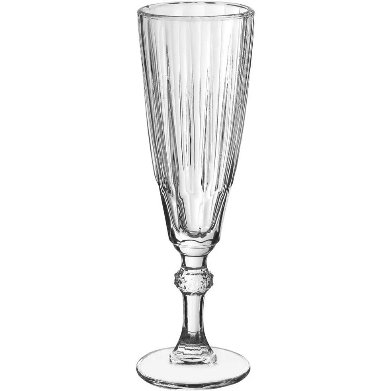 Jogo 6 Taças Champanhe Home&co Eco Crystal 260ml 21x6x6cm Transparente