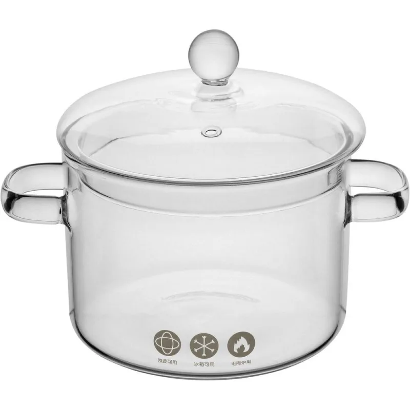 Panela Cozinha Com Tampa Home&co Borossilicato 1,5l - OUTRAS MARCAS - Utilidades Domesticas