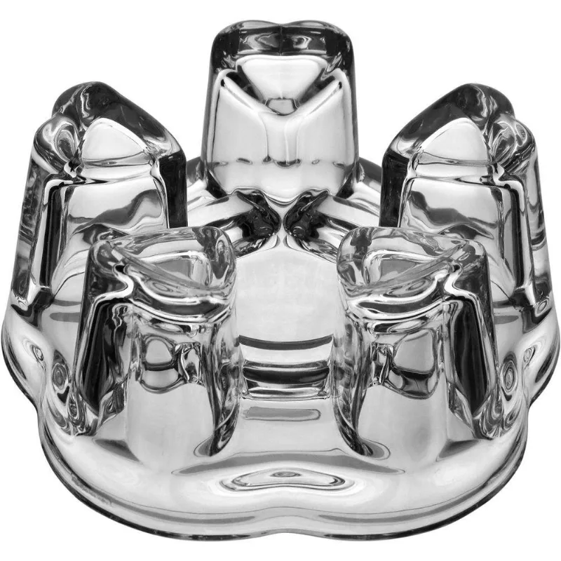 Castiçal Porta Velas Decorativo Home&amp;co Vidro Transparente