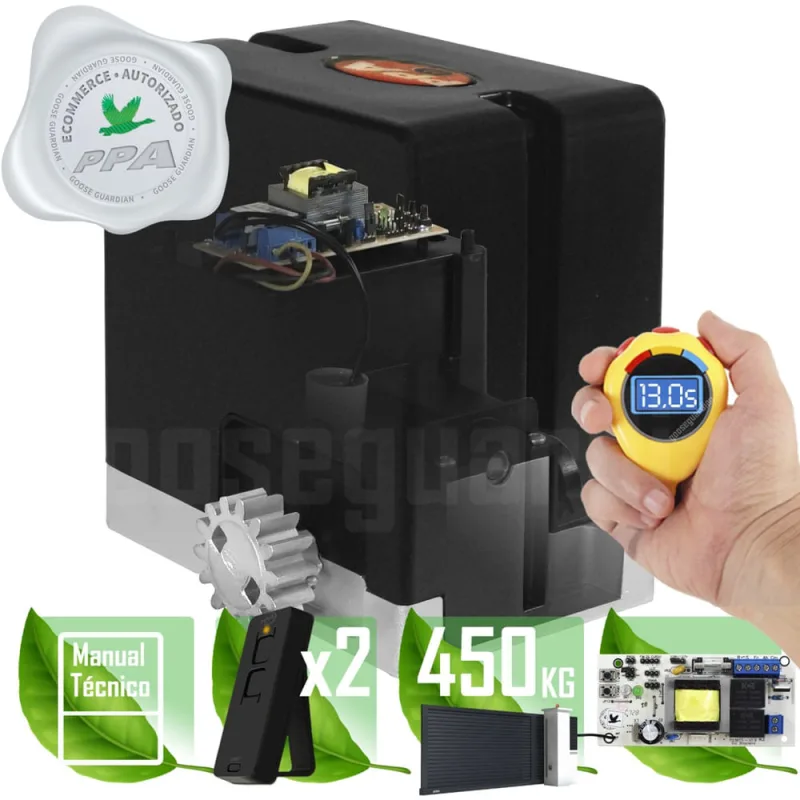 Kit Motor ppa Dz Hub 2 Control Portão Deslizante 450kg - Não Disponível - Computadores E Informática