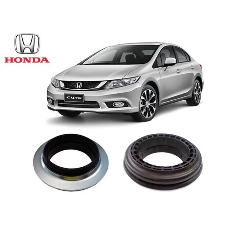 Par Rolamento Coxim Amortecedor Dianteiro Honda New Civic 2007 2008 2009 2010 11