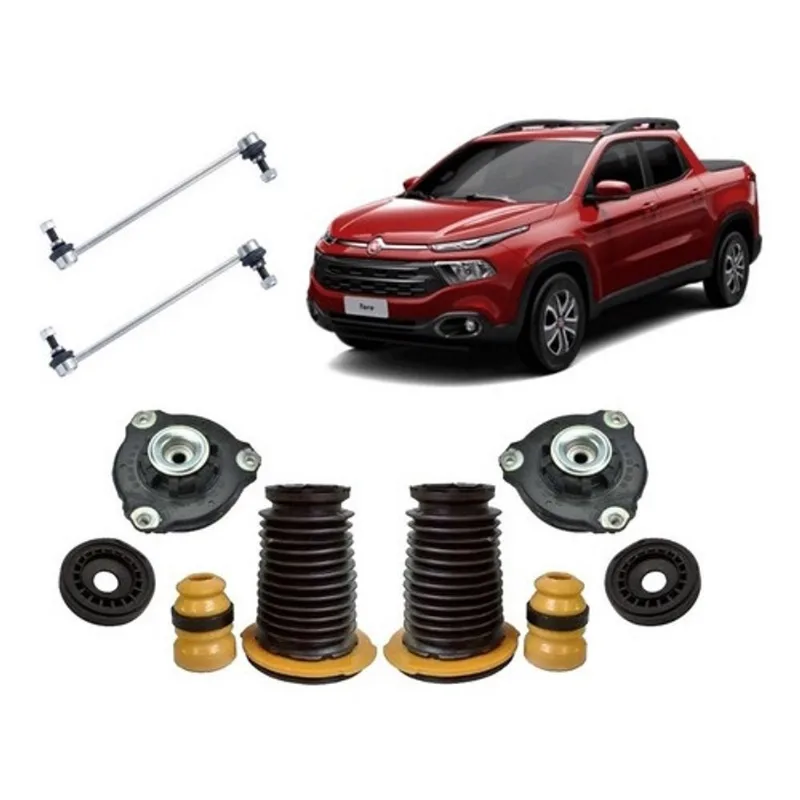 2 Kit Do Amortecedor Bieleta Dianteiro Fiat Toro 2016 A 2021