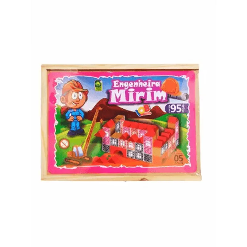 Blocos de Montar Engenheira Mirim - 95 peças - IOB UNICA