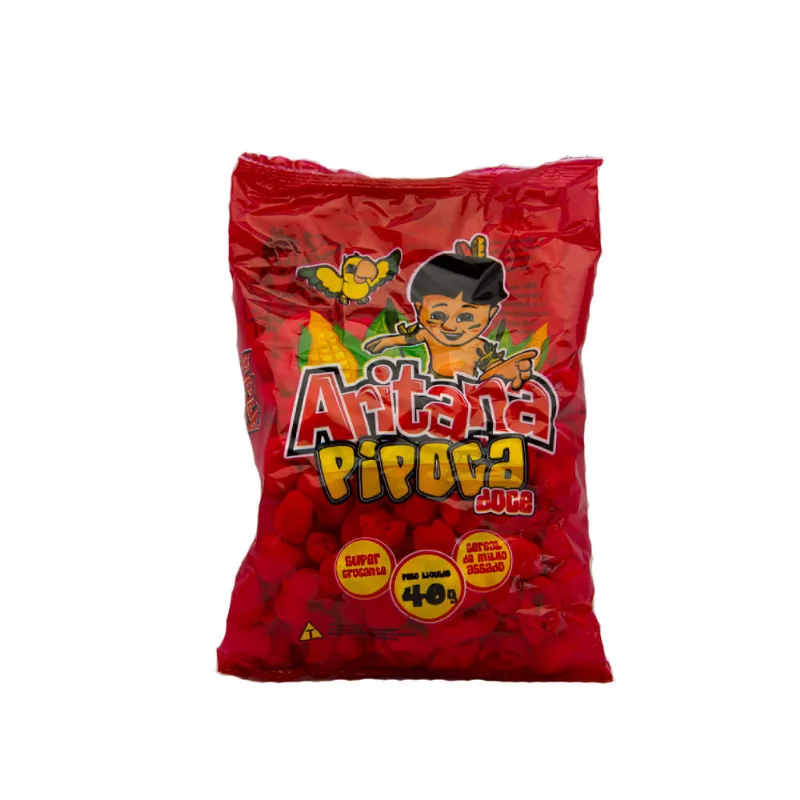 Pipoca Doce Aritana 40g PIPOCA ARITANA DOCE 40G