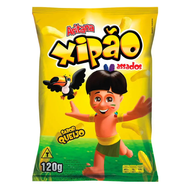 Salgadinho Aritana Xipão Queijo 120g