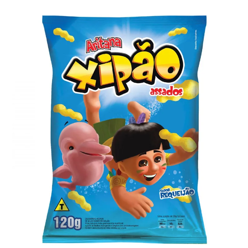 Salgadinho Aritana Xipão Requeijão 120g
