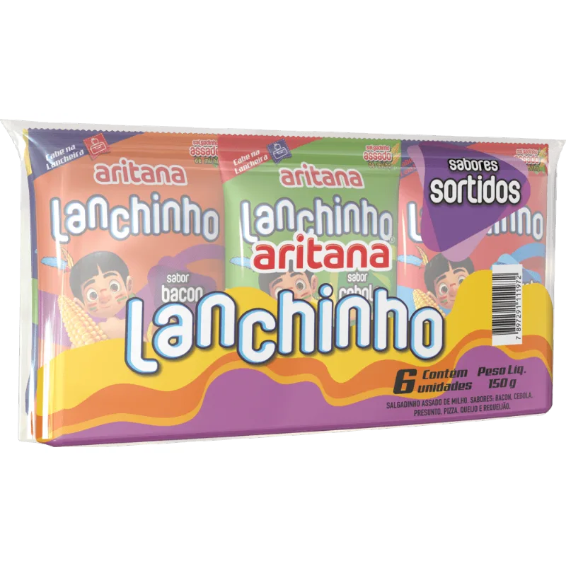 SALGADINHO ARITANA LANCHINHO 150G- C/6