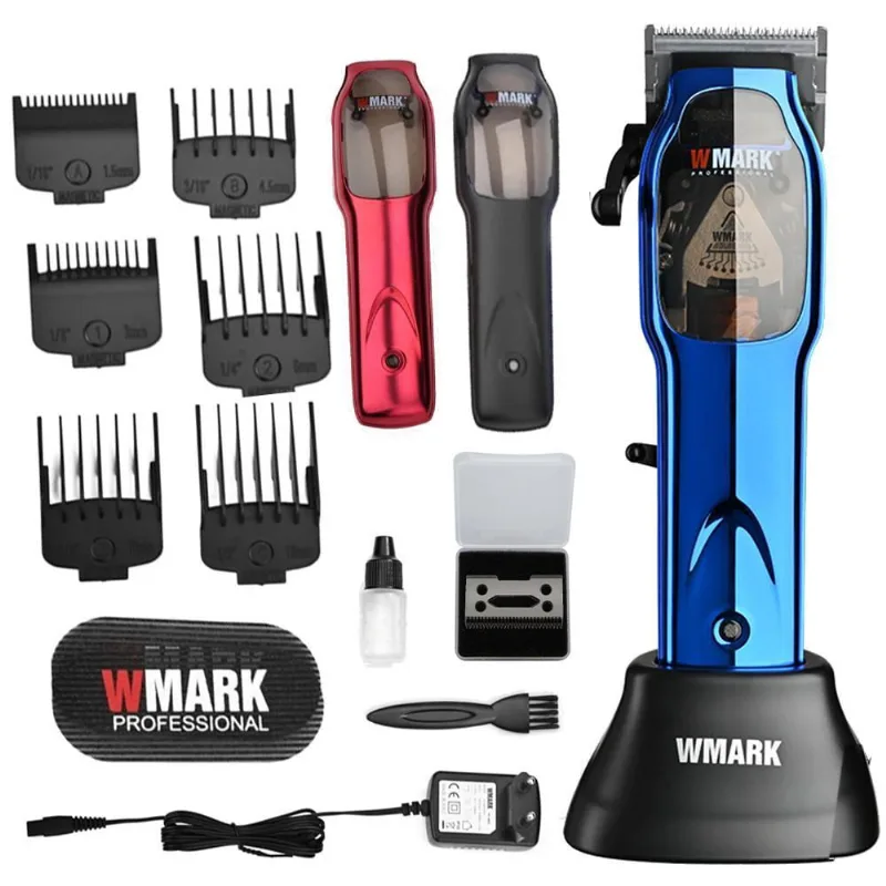 Maquina de Corte Cabelo Wmark ng 9002 Troca Capa Lamina C7