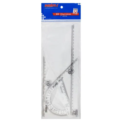 Kit Esc 1?gr 1reg 1es45 1es60 1tr180 4x1 - WALEU - Papelaria