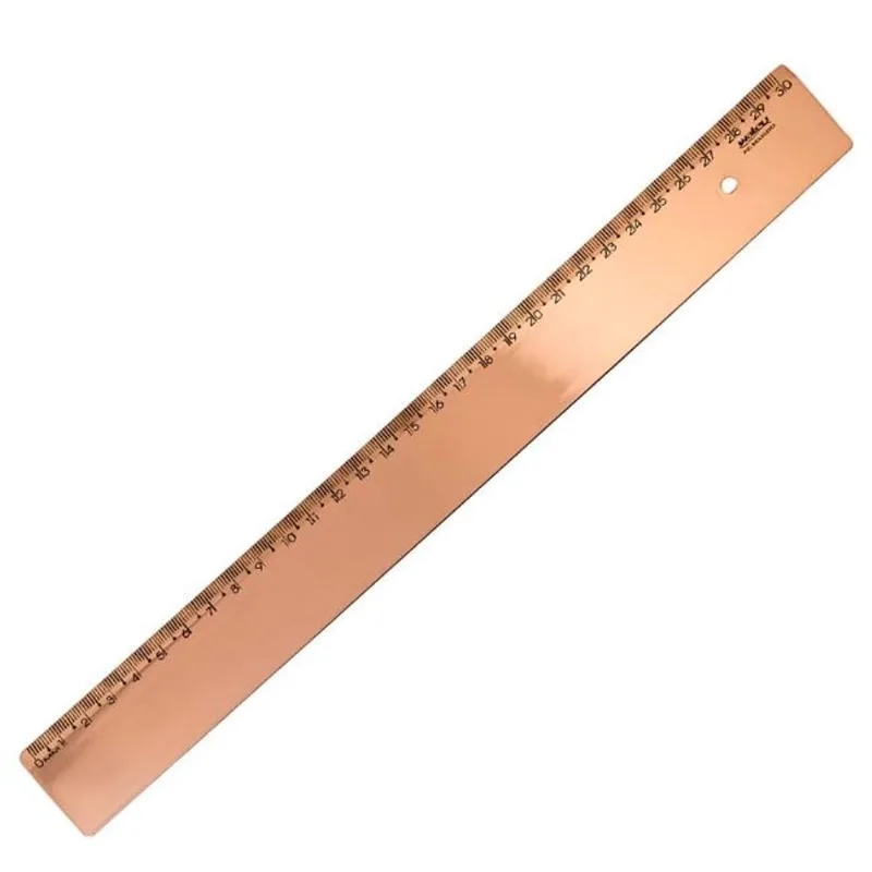 Régua 30cm New Line Cobre