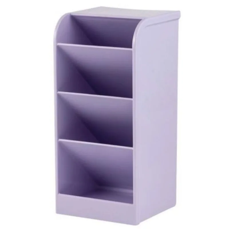 Organizador Diagonal Selado Roxo Pastel 4 Divisórias