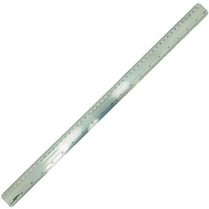 Régua De Alumínio Maxcril 50cm - Versátil E Precisa