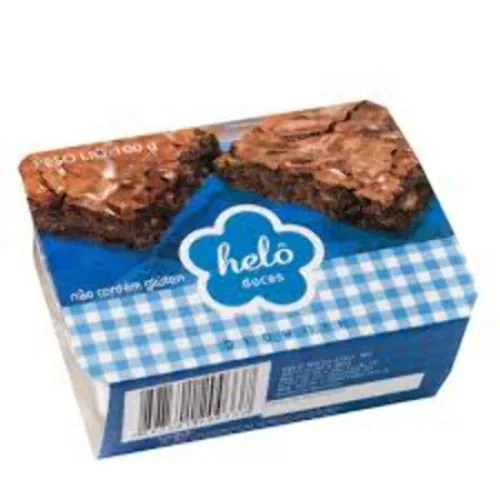 Brownie Nozes Helô Doces Bandeja 100g - HELÔ DOCES