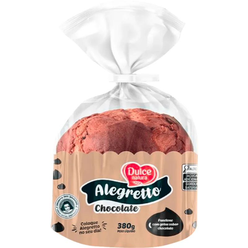 Panetone Alegretto Chocolate 380g