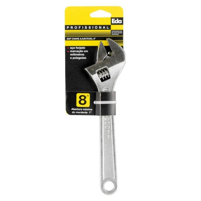 Chave Ajustável - Med. 8" - Eda