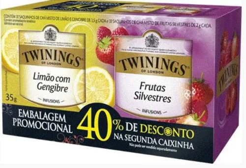 Kit Cha Twinings Misto 35g Prom. Lim/geng Frut Sil - TWININGS