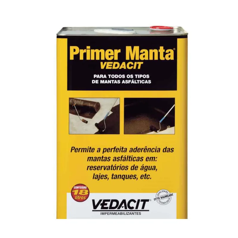 Primer Manta Vedacit 18 Litros Preto Vedacit