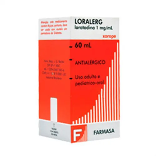 Loralerg 1mg Xpe Ped Fr - Farmácia