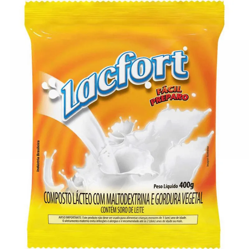 Composto Lacteo Lacfort 400g-pc com Maltodextrina