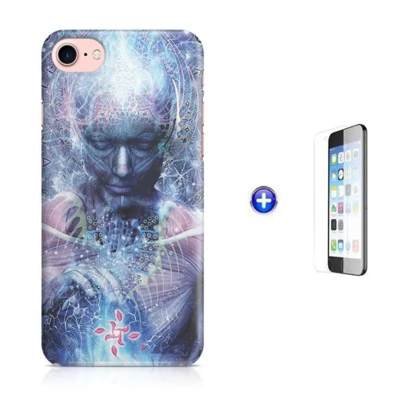 Kit Capa iPhone 7 - 4,7' Transcendence + Pel.Vidro BD1