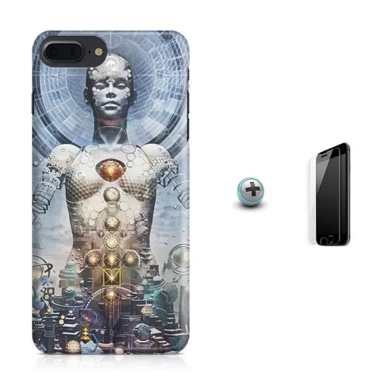 Kit Capa iPhone 7 Plus - Android + Pel.Vidro BD1