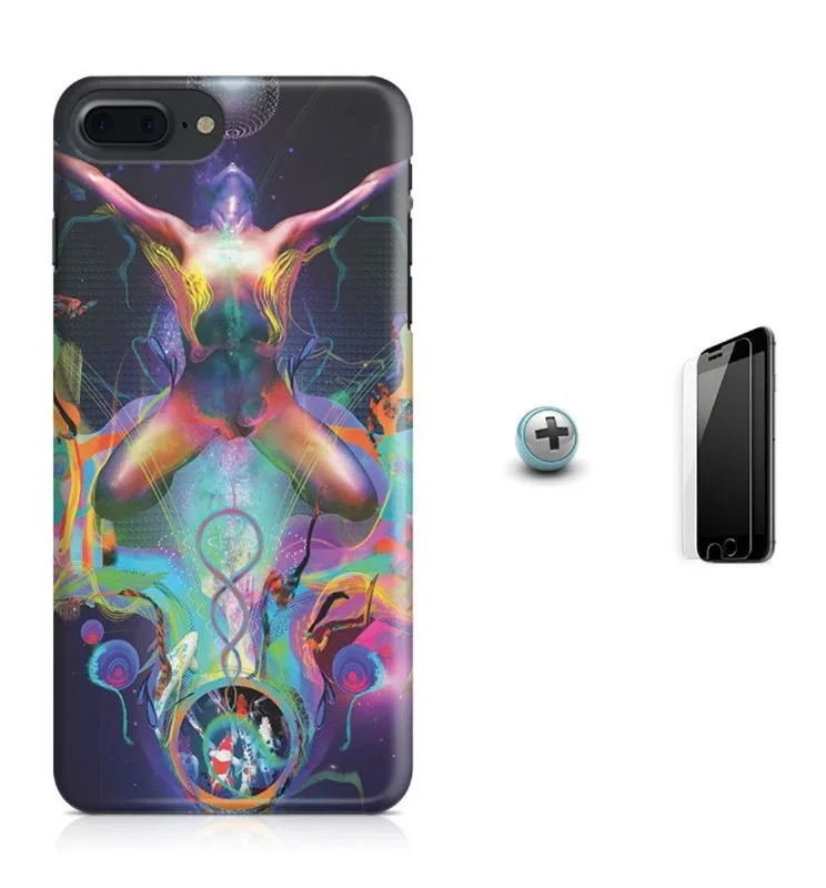 Kit Capa iPhone 7 Plus - Transcendence + Pel.Vidro BD2