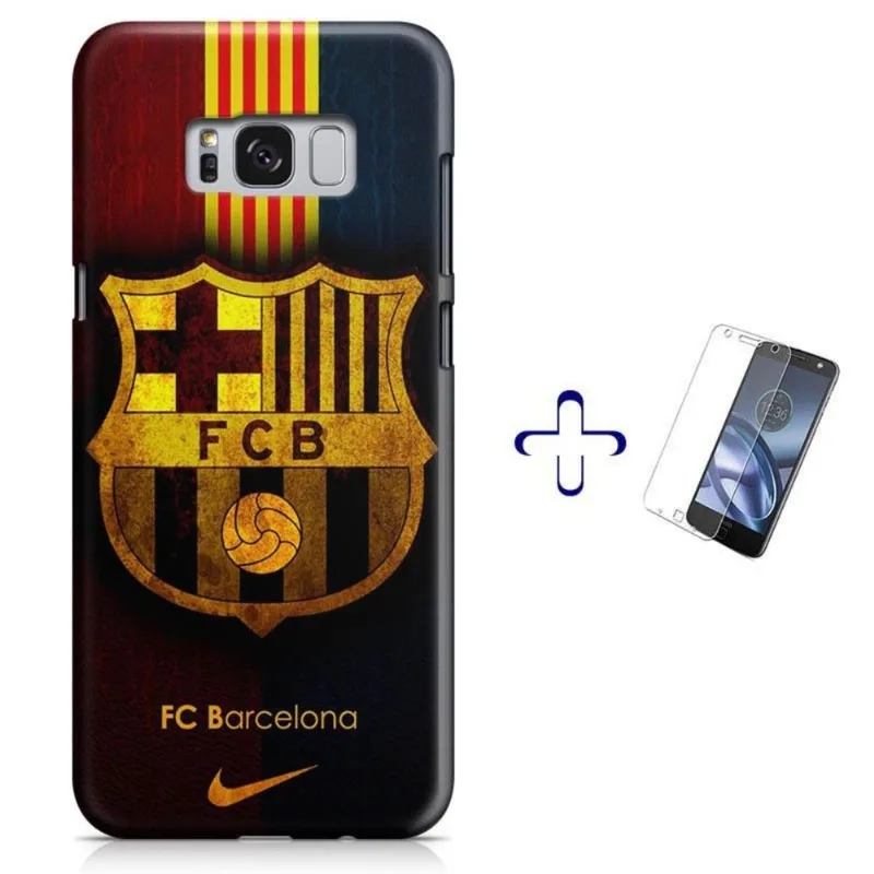 Kit Capa Galaxy S8+ Barcelona + Pel Vidro (BD01)