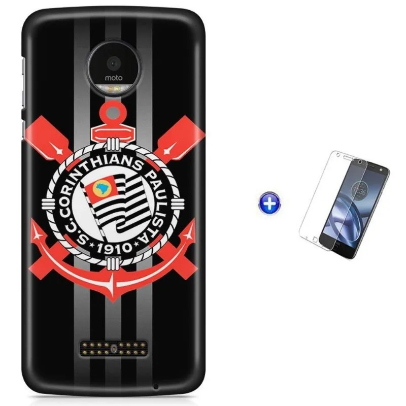 Kit Capa Moto Z XT1650 - Coringa Batman + Pel Vidro BD1