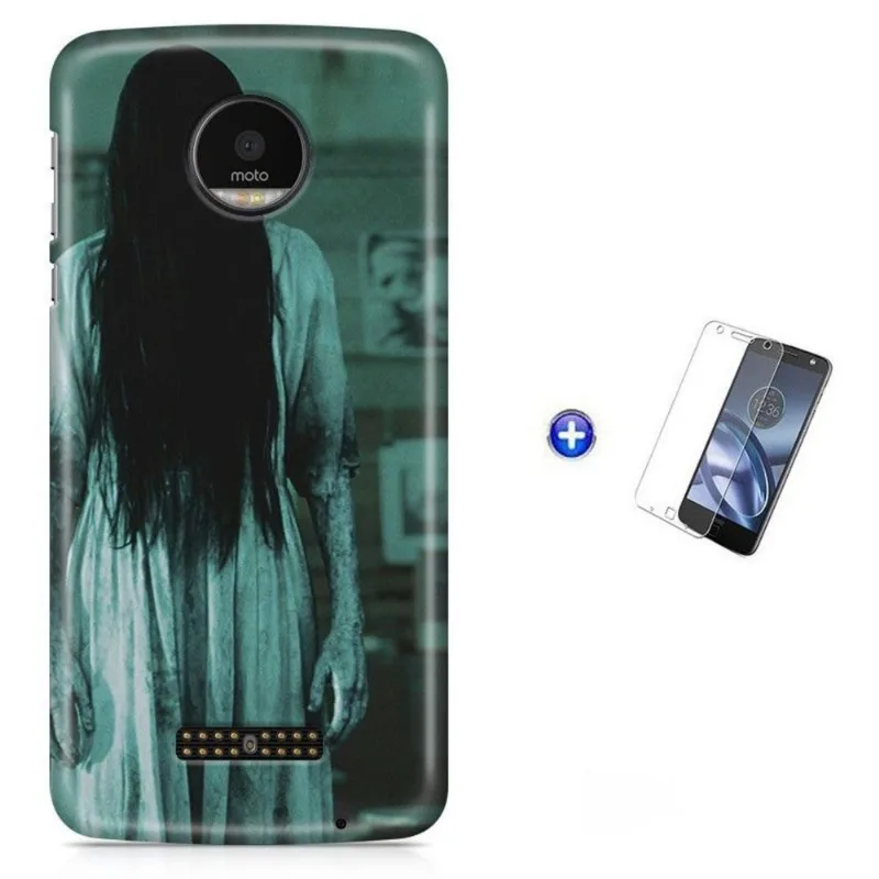 Kit Capa Moto Z XT1650 - O Chamado The Ring + Pel Vidro BD1