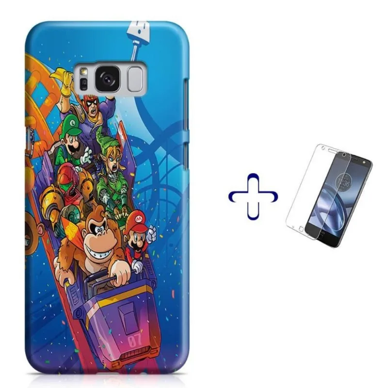 Kit Capa Galaxy S8 Mario+Pel.Vidro (BD01)