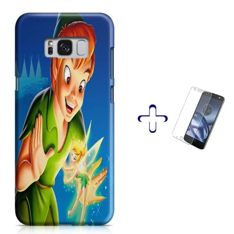 Kit Capa Galaxy S8 Peter Pan+Pel.Vidro (BD01)
