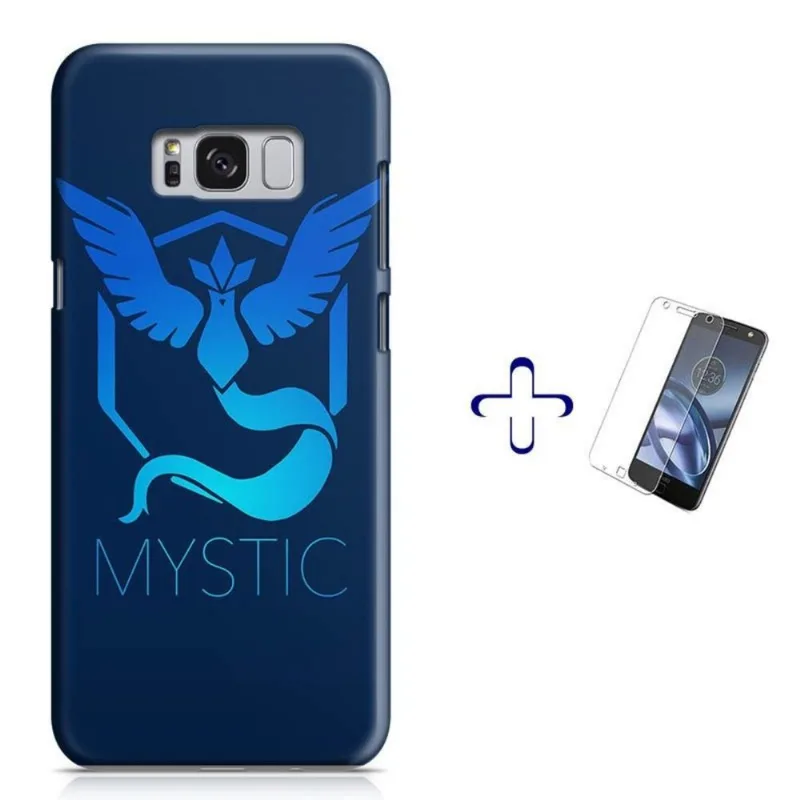 Kit Capa Galaxy S8 Pokemon Team Mystic+Pel.Vidro (BD01)